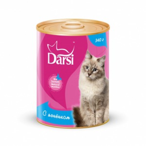 Darsi Консервированный корм для кошек Ягненок
