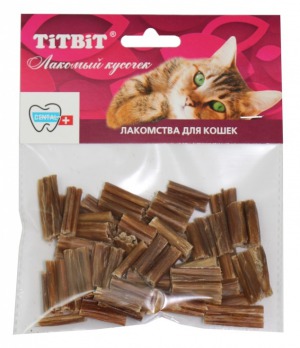 ТитБит Кишки говяжьи мини (для кошек)  - мягкая упаковка