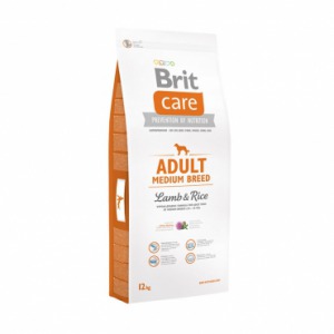 Brit Care Сухой корм для взрослых собак средних пород  Ягненок и Рис