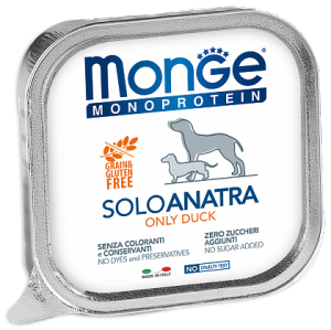 Monge Dog Monoproteico Монопротеиновые консервы Только утка