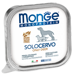 Monge Dog Monoproteico Монопротеиновые консервы Только оленина