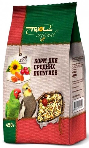 TRIOL Original Корм для средних попугаев