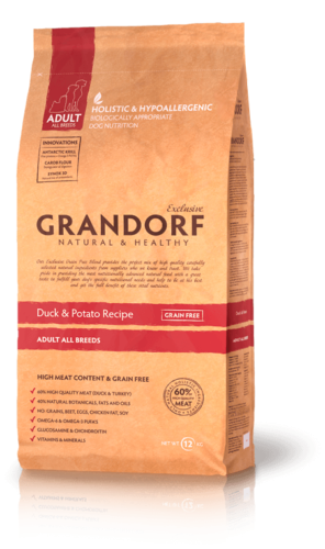 Grandorf Grain Free All Breeds Duck & Potato Сухой корм для собак всех пород Утка и батат
