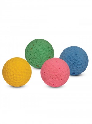 TRIOL Игрушка для кошек ”Мяч для гольфа”, разноцветный