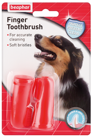 Beaphar Зубная щетка Finger Toothbrush на палец для собак