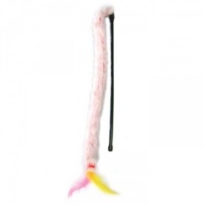 Triol C4003 Удочка-дразнилка для кошек с плюшевым хвостом ”Фламинго”