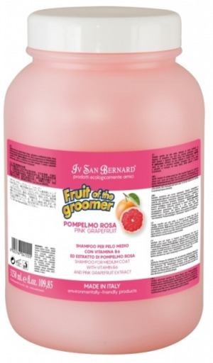 ISB Fruit of the Grommer Pink Grapefruit Шампунь для шерсти средней длины с витаминами