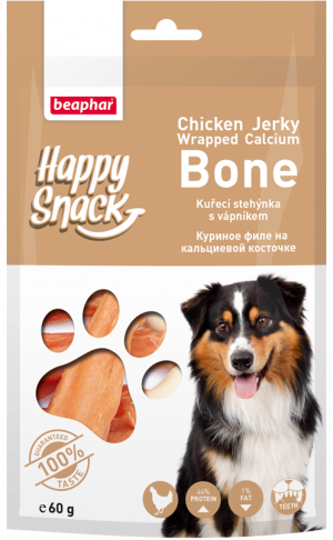 Beaphar Куриное филе на кальциевой косточке Happy Snack для собак