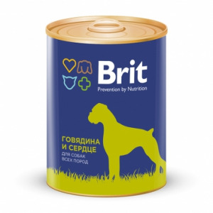 Brit Консервы для собак Говядина и сердце