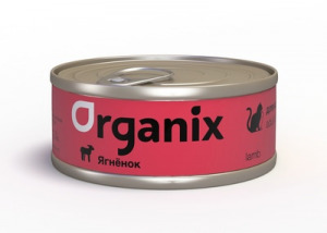 Organix Консервы с ягненком для кошек