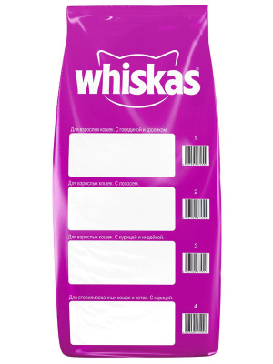 Whiskas Сухой корм для взрослых кошек