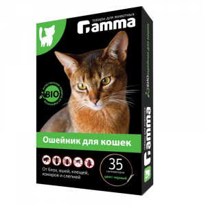 Ошейник БИО для кошек от внешних паразитов Gamma