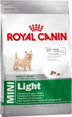 Royal Canin MINI LIGHT Сухой корм для взрослых собак предрасположенных к избыточному весу