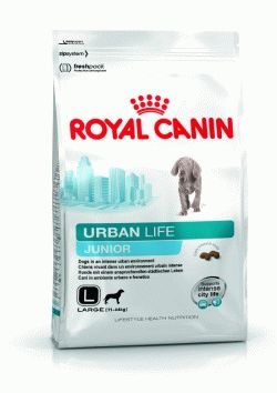 URBAN LIFE JUNIOR LARGE DOG Корм для щенков собак (вес от 11 до 44 кг) живущих в городских условиях