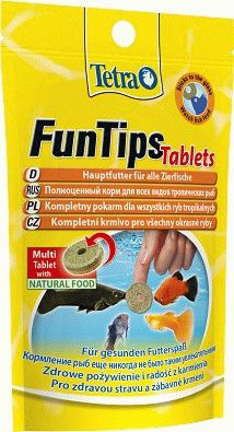 Tetra FunTips Tablets корм в таблетках для приклеивания к стеклу - 5