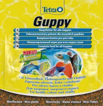 Tetra Guppy корм в хлопьях для гуппи - 5