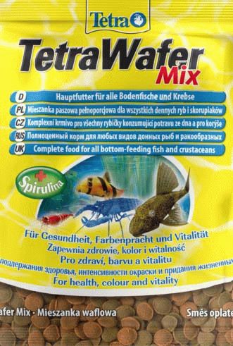 Tetra Wafer Mix корм-чипсы для всех донных рыб - 5