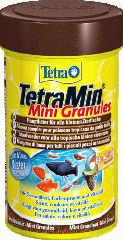 Tetra Min Mini Granules корм в mini гранулах для молоди и мелких рыб - 5