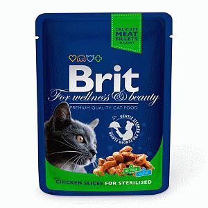 Brit Влажный корм для кастрированных котов и стерилизованных кошек Курица - 5