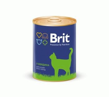 Brit Консервы для кошек Говядина - 5