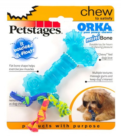 Petstages игрушка для собак Mini ”ОРКА косточка” 10см - 5