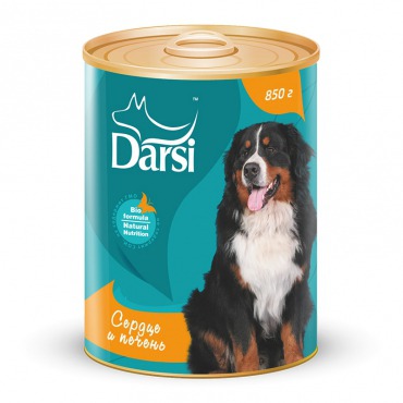 Darsi Консервы для собак Сердце и печень - 5