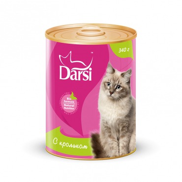 Darsi Консервированный корм для кошек Кролик - 5