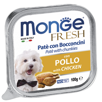 Monge Dog Fresh Нежный паштет из курицы - 5