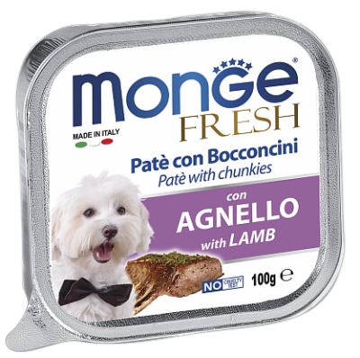Monge Dog Fresh Нежный паштет из ягненка - 5