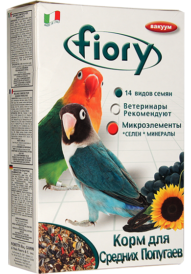 FIORY Parrocchetti Africa корм для средних попугаев - 5