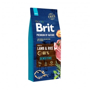 Brit Сухой корм для взрослых собак всех пород с чувствительным пищеварением Ягненок и Индейка - 5