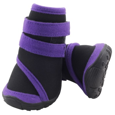 TRIOL YXS136-L Ботинки для собак черные с фиолетовым - 5