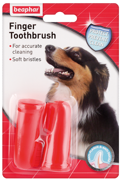 Beaphar Зубная щетка Finger Toothbrush на палец для собак - 5