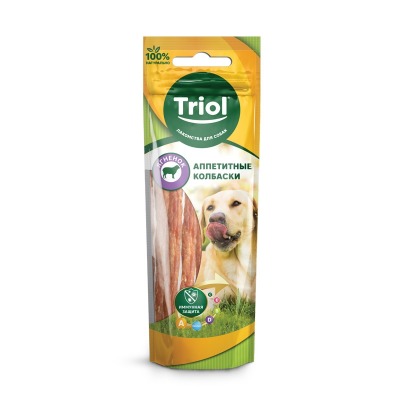 TRIOL  Аппетитные колбаски из ягненка для собак - 6