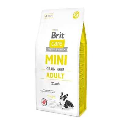 Brit Care MINI Adult Lamb беззерновой корм с ягненком для взрослых собак миниатюрных пород - 4