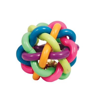TRIOL Игрушка для собак из ц/литой резины ”Мяч-лабиринт с колокольчиком” - 5