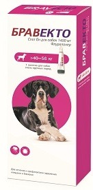 Intervet Бравекто капли спот-он от блох и клещей для собак 40 - 56 кг - 6