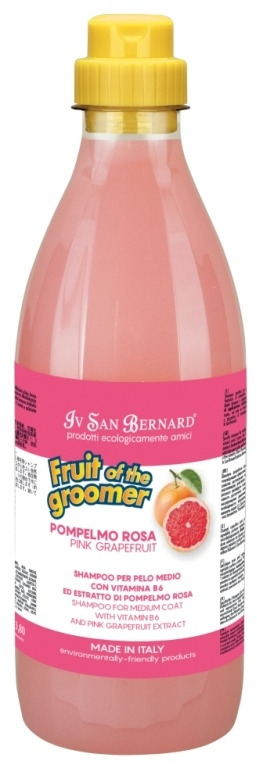 ISB Fruit of the Grommer Pink Grapefruit Шампунь для шерсти средней длины с витаминами - 5
