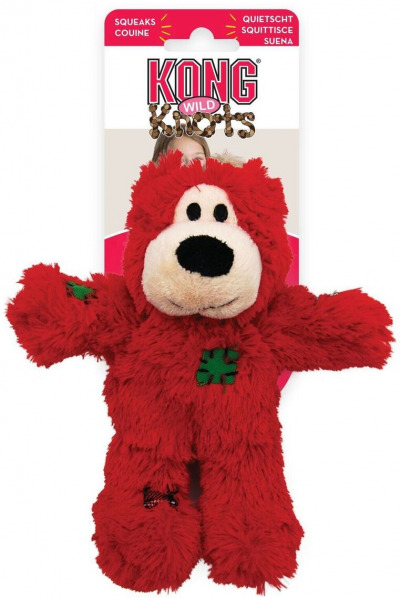 KONG Holiday игрушка для собак Wild Knots Мишка - 5