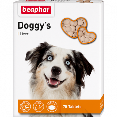 Beaphar Кормовая добавка Doggy’s + Liver со вкусом печени для собак - 6