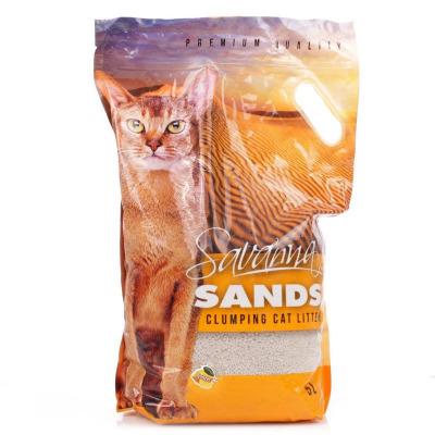 SAVANNA Sands Комкующийся наполнитель для кошачьего туалета с ароматом лимона - 5