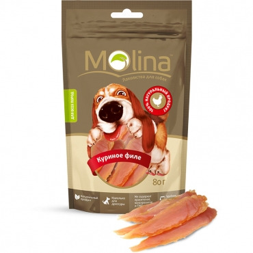Лакомство для собак Molina Куриное филе - 5