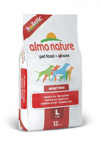 Almo Nature Для взрослых собак крупных пород с Говядиной (Large Adult Beef and Rice Holistic) - 5