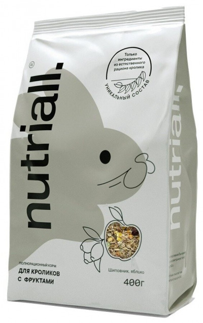 Nutriall Полнорационный корм для кроликов с фруктами - 5