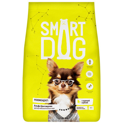 Корм Smart Dog для взрослых собак с Курицей и рисом - 5