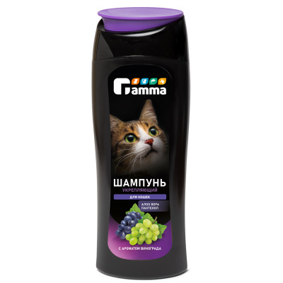 Шампунь укрепляющий для кошек Gamma - 5