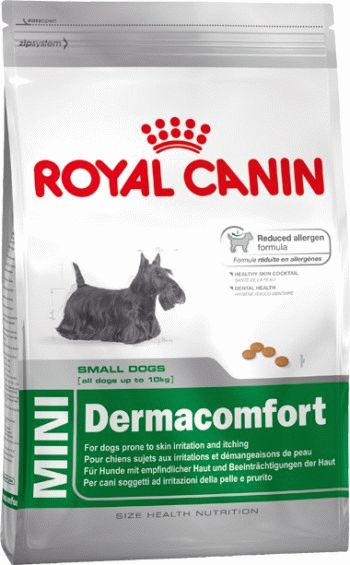 Royal Canin MINI DERMACOMFORT Сухой корм для взрослых собак с раздраженной и зудящей кожей - 6