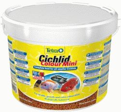 Tetra Cichlid Colour Mini корм для всех видов цихлид для улучшения окраса - уменьшенная 1