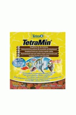 Tetra Min корм для всех видов рыб в виде хлопьев