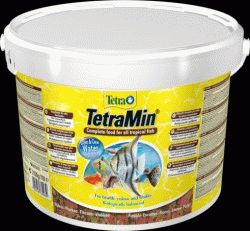 Tetra Min корм для всех видов рыб в виде хлопьев - уменьшенная 1